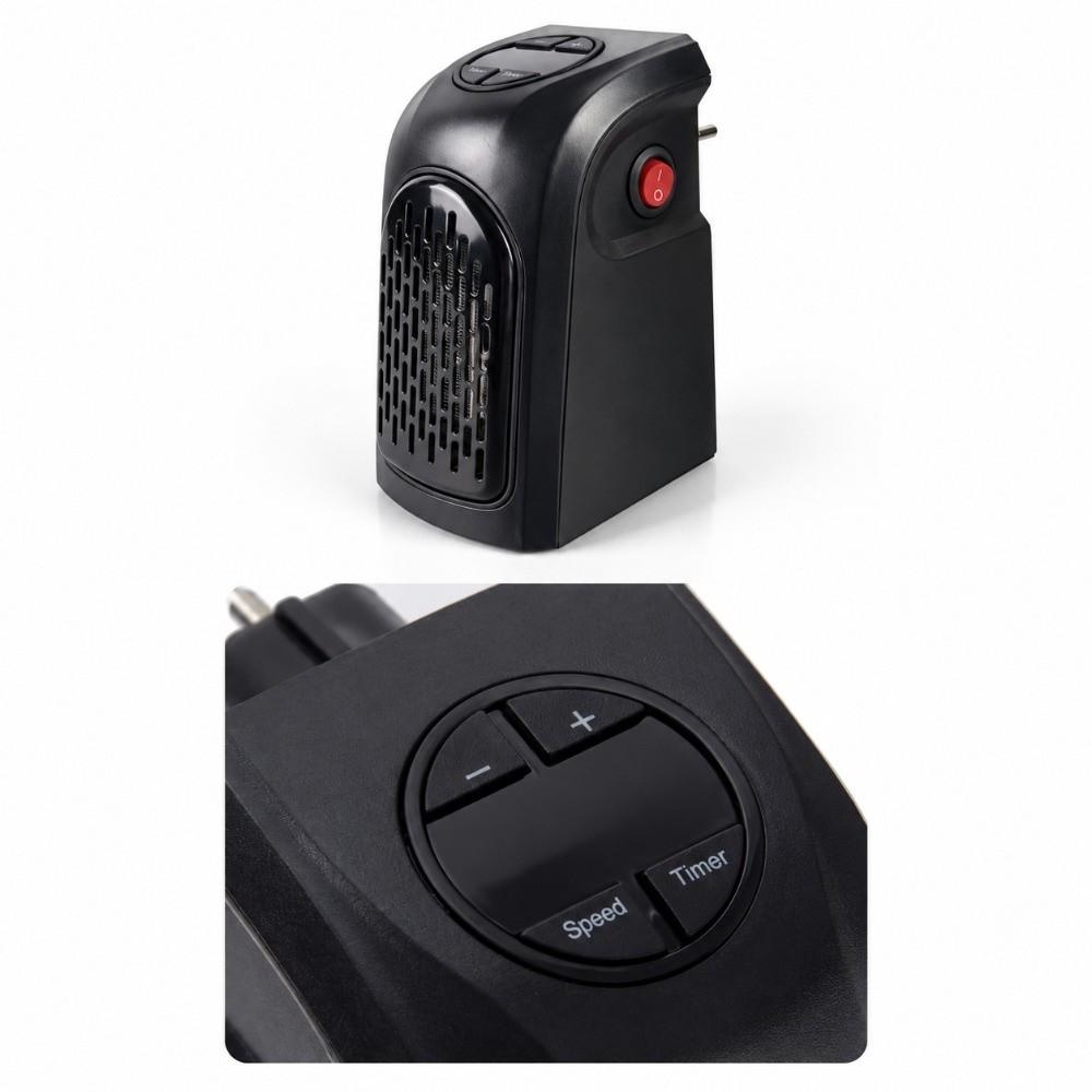 Wall Mounted Mini Plug in Heater Fast Heating Warm Blower Wall Outlet Heater Student