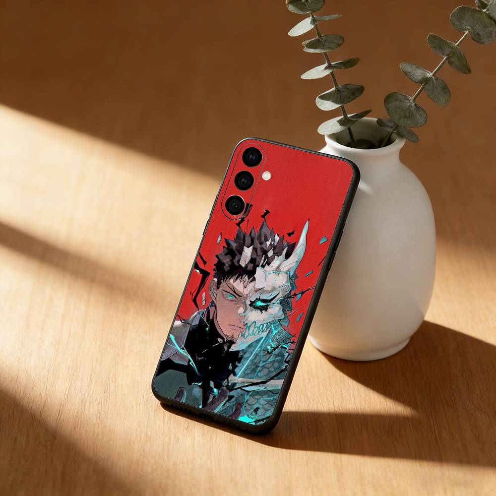 Hot K-Kaiju No8 Anime Phone Case For Samsung Galaxy A91,80,73,72 ,71,53,52,32 ,31,22,21s,20,Soft Black Case