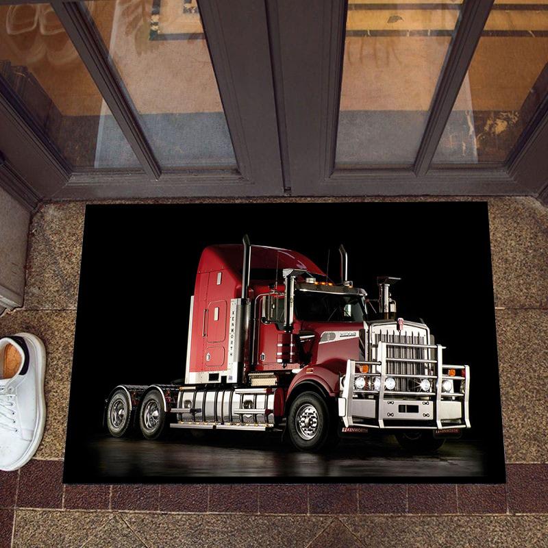 Tappeti Stampati K-Kenworth Top Truck per Soggiorno Cucina Bagno Tappeto Antiscivolo Tappetini per Camera da Letto Decorazioni per la Casa
