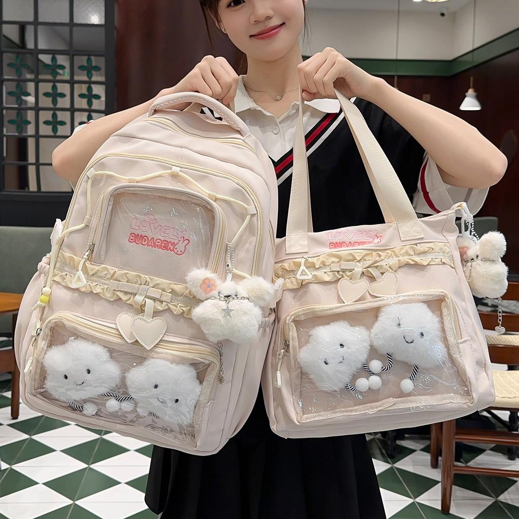 Children's Schoolbag Elementary School Students Girls Junior High School Students High School High Value School Backpack