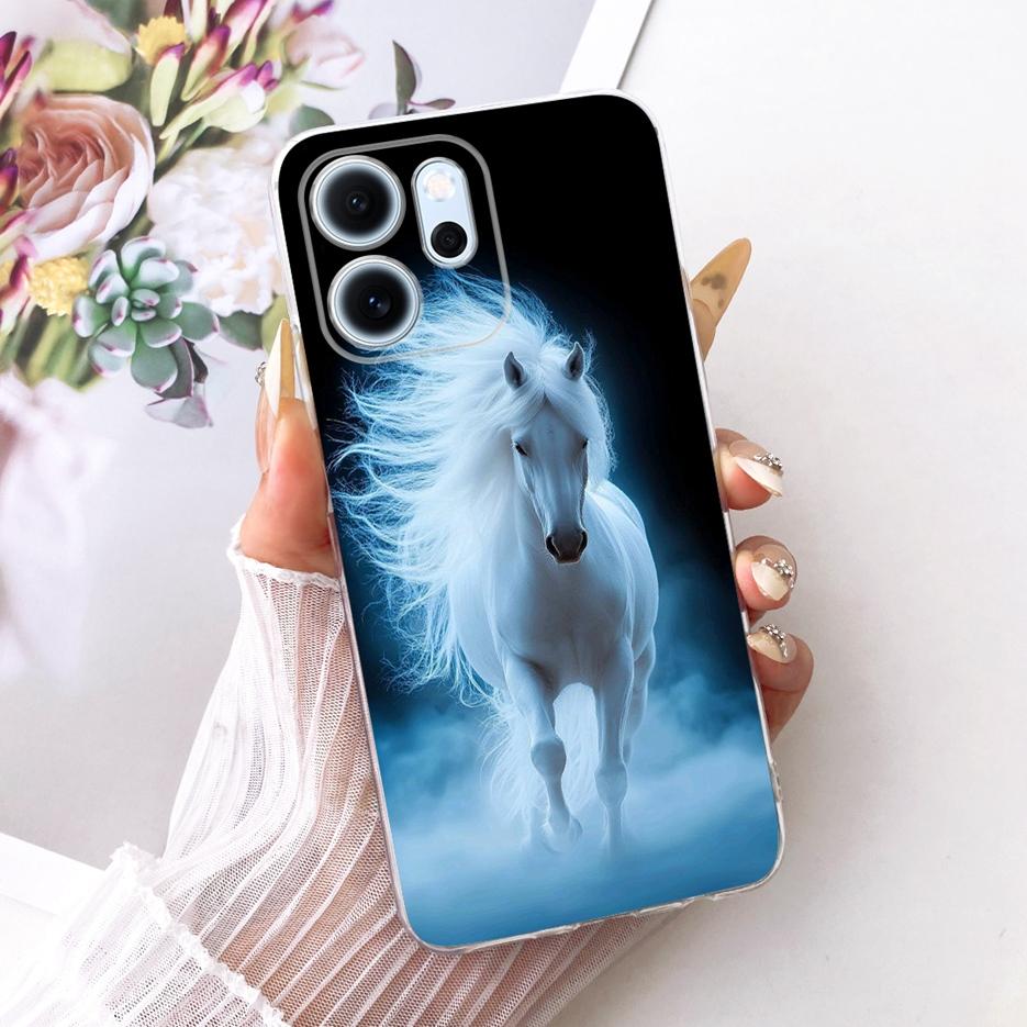For Oppo Reno 14 Pro Case Reno14 F 5G Colorful Flowers Painted Cover Soft Slim Phone Case For Oppo Reno 14F Reno14 FS Pro Fundas