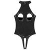 Women Sexy Lingerie Bikini Teddy Crotchless Leotard PVC Leather Bodysuit Clubwear Nightclub Costume