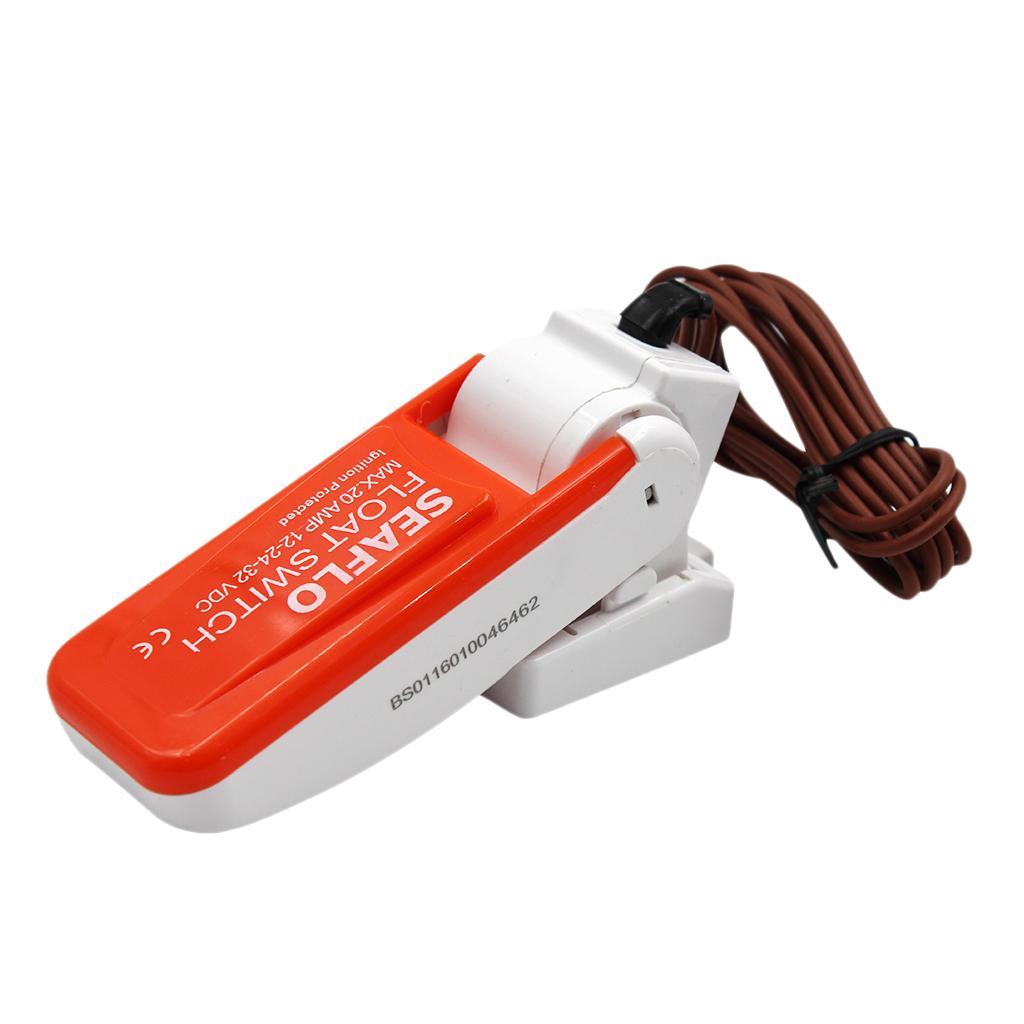 20 AMP Boat Marine Bilge Pump Float Switch DC12V Water Level Controller Water Pump Auto Bilge Pump Switch Mercury Free