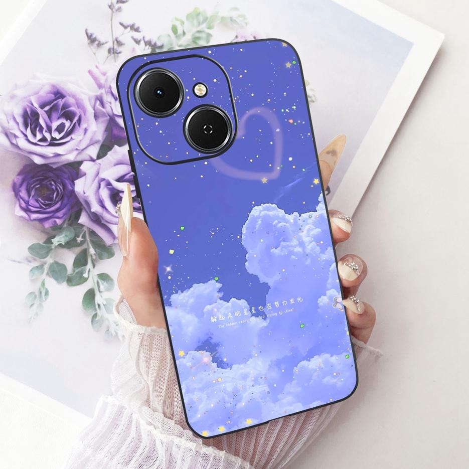 For Tecno Spark 40 Case KM5 Cute Lion Fashion Painted Cover Soft TPU Phone Cases For Tecno Spark 40C Spark40 C Back Cover Fundas