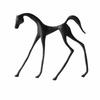 Alloy Horse Decor Statue Modern Geometric Figurine Contemporary for Display Shelf, Hotel