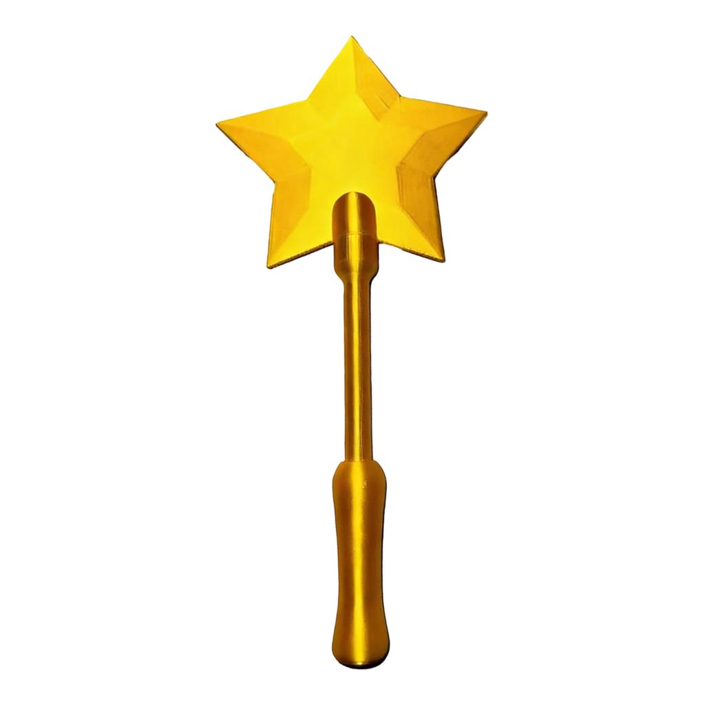Star Shaped Plastic Wand for Costume Accessory Wizard Cosplay Prop Magic Stick for Themed Parties and Events