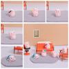 Resin Cartoon Piggy Car Ornaments Pig Cartoon Pink Pig Resin Ornaments  Car Accessories