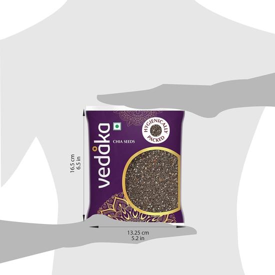 Vedaka Premium Raw Chia Seeds |Calcium and Protein Rich Seeds | 200g