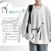 Bligo Long Sleeve Plus Size Stylish Drop Shoulder Loose Solid Oversized Cat Men's Sweatshirt, Hoodie, Pullover, Lightweight, Popular, Fit, Color,