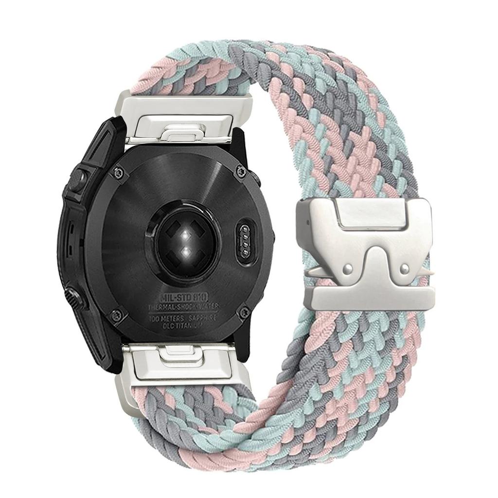 Rychloupínací řemínek 26 22 20 mm Pro Garmin Fenix 8 7 Pro 7S 6 5X 5Plus Tactix 8 7 Padákový nylonový náramek correa Fenix 8 pásek 43mm