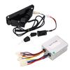 48V 350W Brush Speed Motor Conversion Controller Kit with Throttle Pedal for Electric Bike Motorcycle Tricycle
