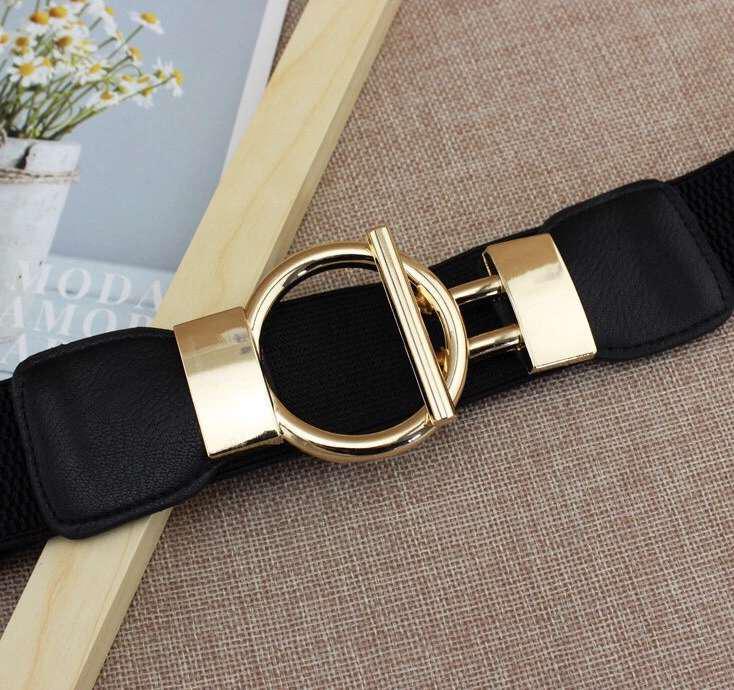 Korean Style Women's Elastic Waist Belt: Elegant, Simple, Versatile Fashion Accessory