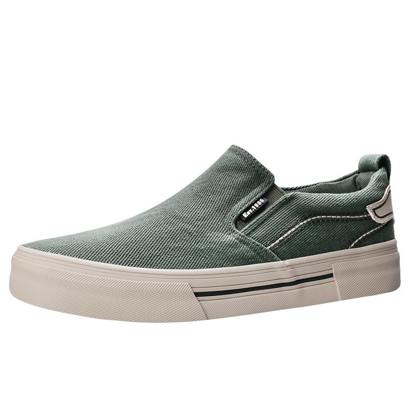 Spring New Men's Shoes Casual and Fashionable Versatile Men's Canvas Shoes Daily Comfortable Flat Bottom Low Top Shoes Men