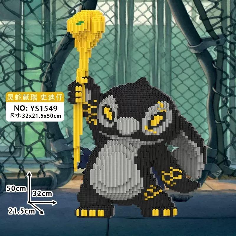 Stitch Blocks Toy Set Halloween Toys Action Figure Building Blocks Kids Toys Micro Blocks Clown Ghost Halloween Decoration Gifts