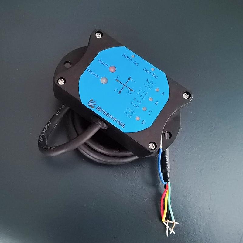 BIS341 Two-Axis Tilt Switch Inclinometer Alarm Angle Sensor 9-35V with Precision 0.1 Resolution 0.01-0.05 Output TTL / CAN
