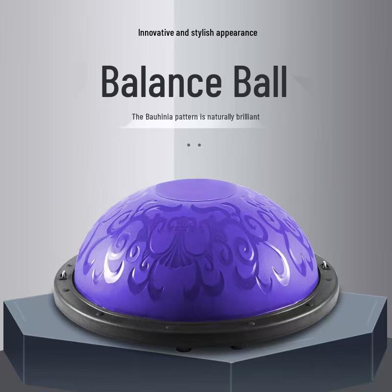 Longchan Mini Yoga Bosu Ball and Wheel