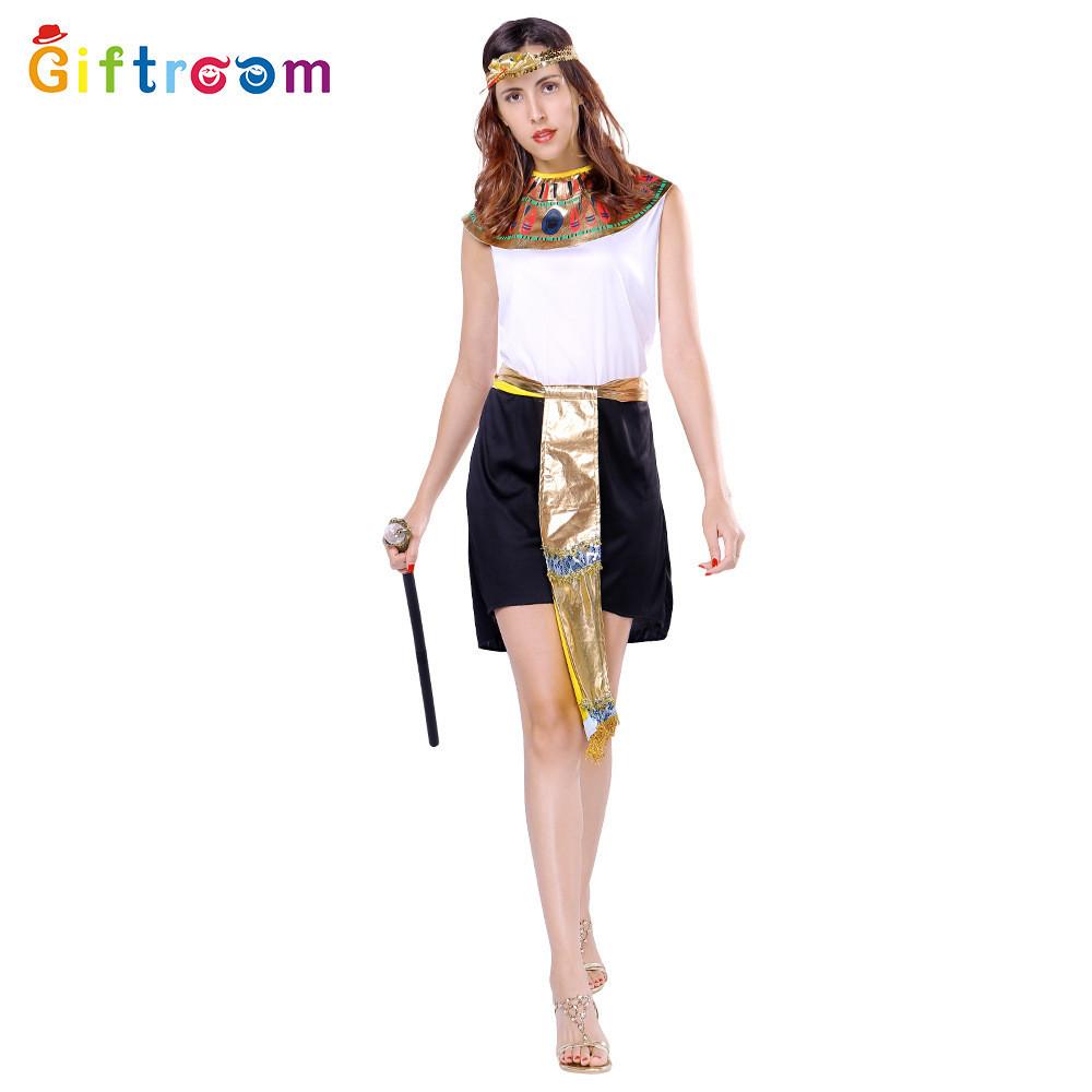 

Потрясающий костюм фараона и царицы в египетском стиле для вечеринок и сценических выступлений, стиль унисекс 125
