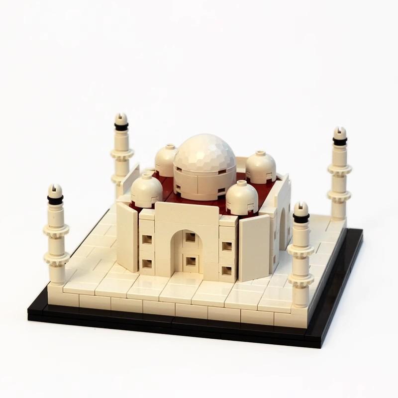 Building Block Compatible, Puzzle Assembly Building Block Creative Series, Mini Taj Mahal 0179 Puzzle Assembly
