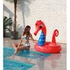 And Adult Childrens Thickened Inflatable Red Seahorse Floating Toy Drainage