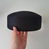 Ladies Elegant Fashion 100% Wool Hard Top Fedora Hats Winter Warm  Felt Berets Hat Women Fascinator Wedding Dinner Pillbox Cap
