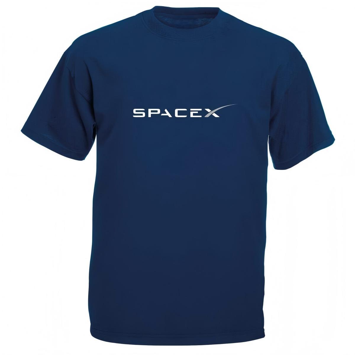 SpaceX Logo Navy T-Shirt XXL