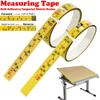 Imperial and Metric Scales Metal Tape Measure Self-Adhesive Adhesive Backed Tape Ruler  Woodworking