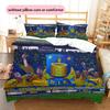 Brondby IF Pattern Bedding Home Decoration Birthday & Festival Gift (1 * duvet cover + 2 * pillowcase, without core)