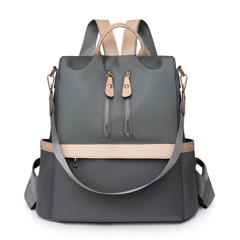 

Рюкзак с защитой от кражи, женский рюкзак для путешествий на открытом воздухе, школьная сумка большой емкости серый