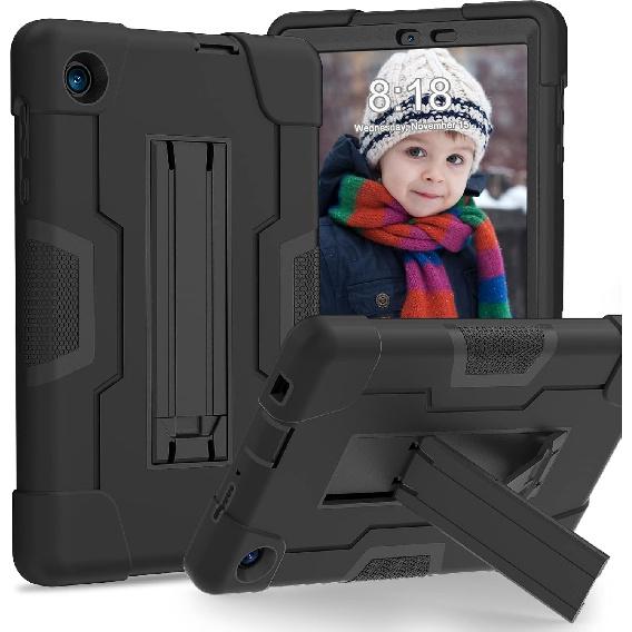 Case for TCL Tab 8 LE&WiFi and Lenovo Tab One 8.7"/K9 TB305 FU M8 M9 M10 M11  Heavy Duty Rugged Full-Body Hybrid Shockproof Drop Protection Cover