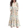 Girls' Maxi Dress Casual Holiday Dresses - Long Sleeve Dress With Pockets For 4-14Y