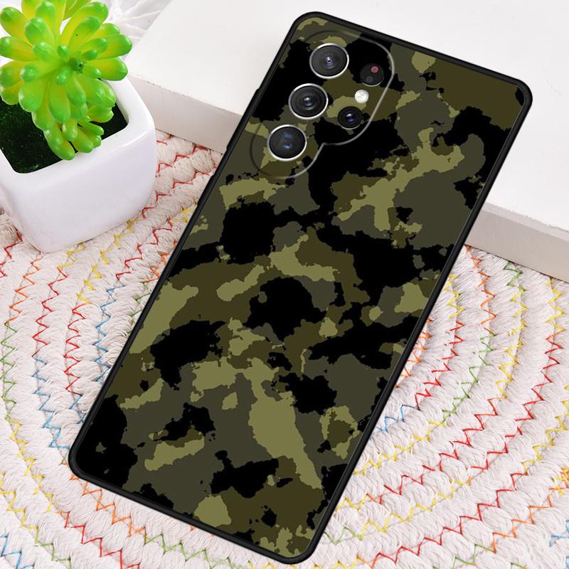 Camo Camouflage Fashion Phone Case for Samsung Galaxy note 10 pro S26 Ultra S23 S24 FE S25 S21 S22 PLUS shockproof Cove