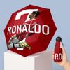 Ombrello Pieghevole Compatto Cristiano Ronaldo Pattern Stampato Mini 5 Pieghe 8 Stecche Antivento Impermeabile Leggero Portatile