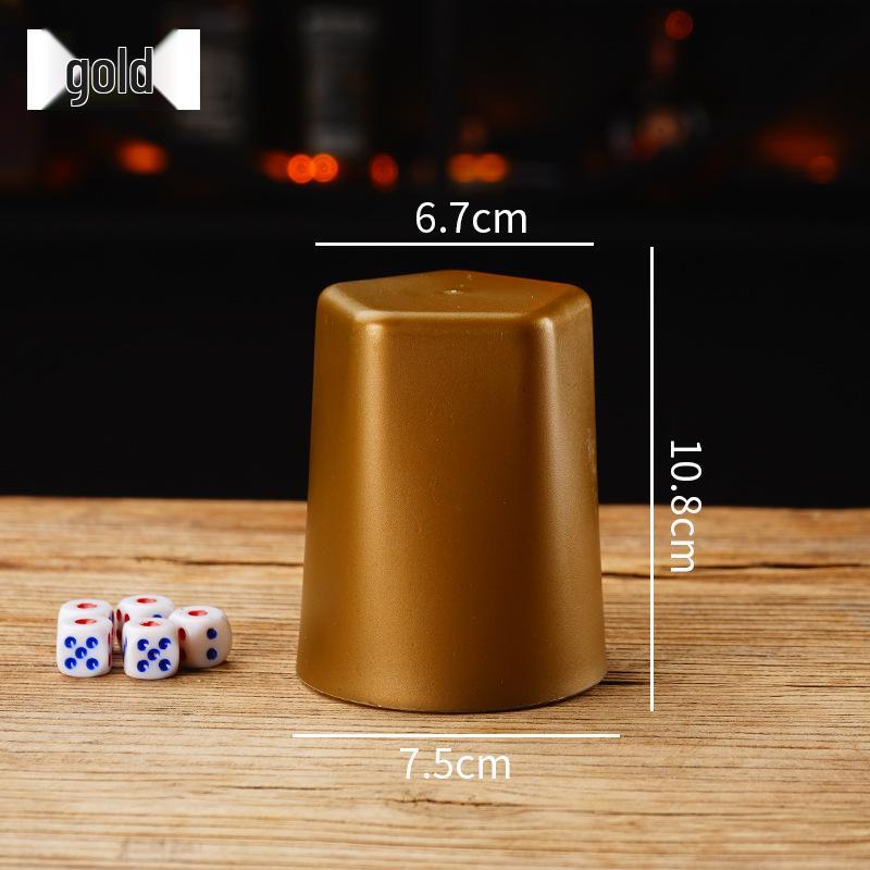 Frosted Five-Point Dice Shaker Cup for Bars and Nightclubs
