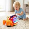 Walking Tummy Time Toy LED Light Crab Walking Toys With Music Crawling Crab Sensory Toy  Kids