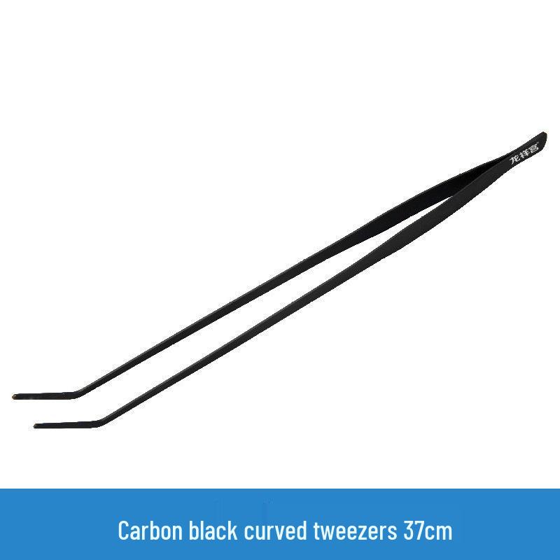 Longxiang Palace Aquarium Landscaping Set: Stainless Steel Tweezers, Feeding Tongs, and Wave Scissors for Aquatic Plants in Fish Tanks