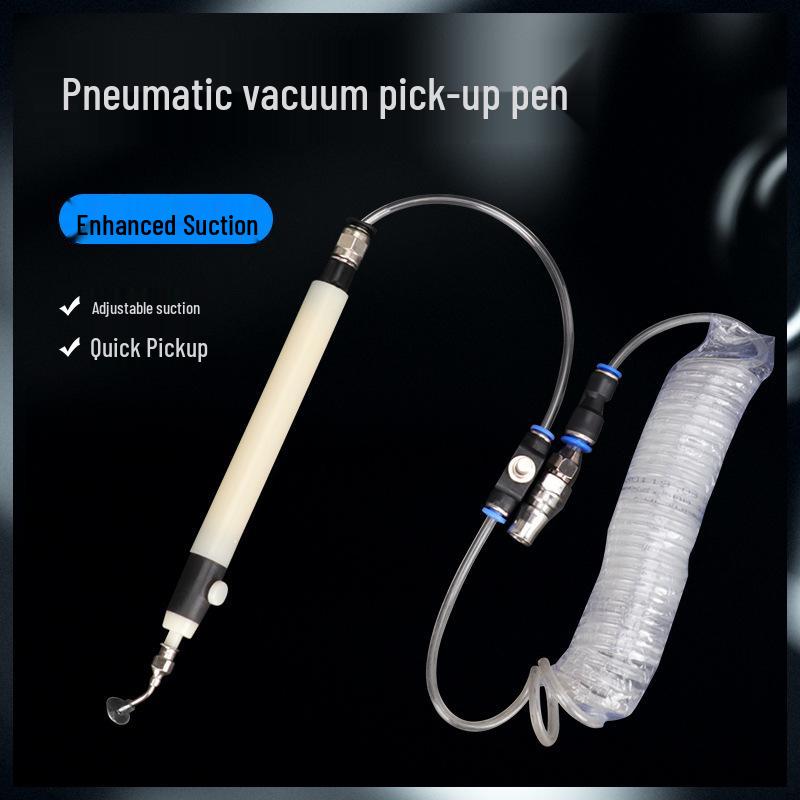 

Pneumatic Vacuum Pick & Place Machine - Electric Air Compressor Suction Pen & Manual Cup for IC Removal. Suction pen handle