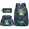 School Bag Three-Piece Game Merchandise Backpack Large Capacity Middle School Students Outdoor Campus