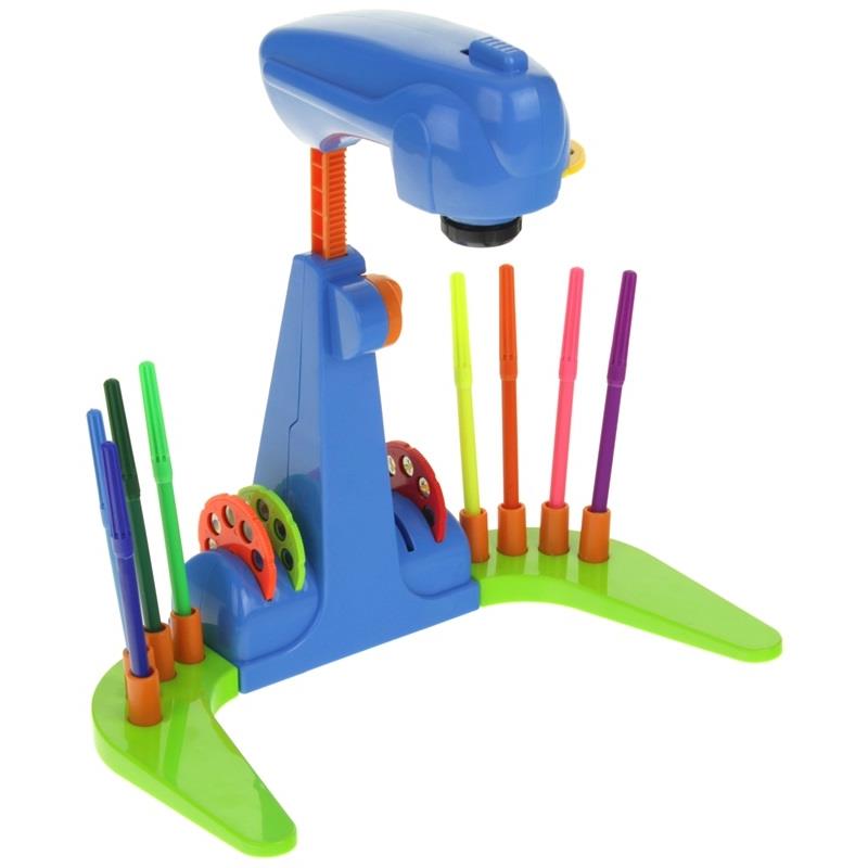 Drawing Projector for Kids 32 Slides Templates Blue