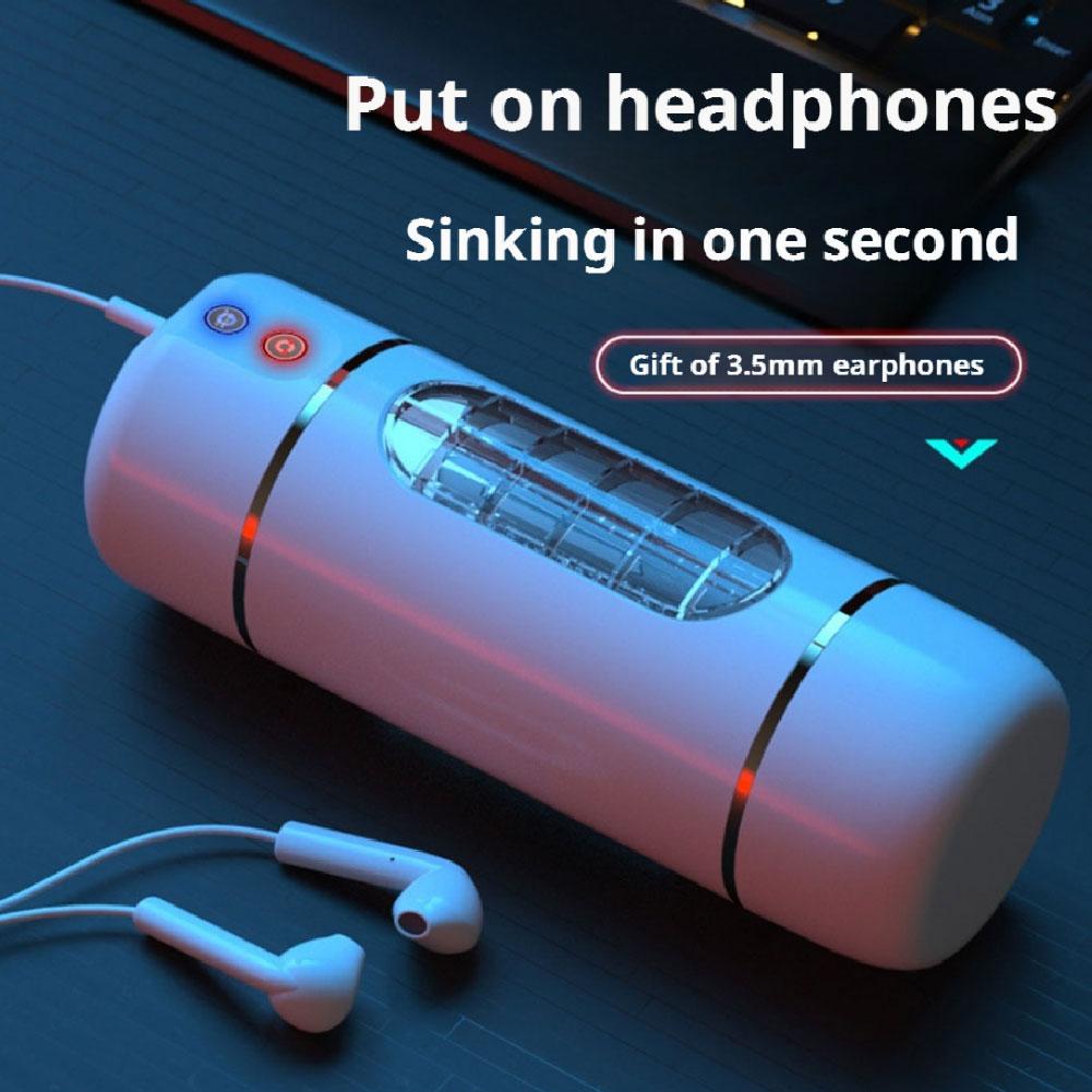 Male Masturbator Cup Manual/Automatic Rotating Modes Pocket Pussy Penis Blowjob Machine Sex Toy for Men Adult Supplies