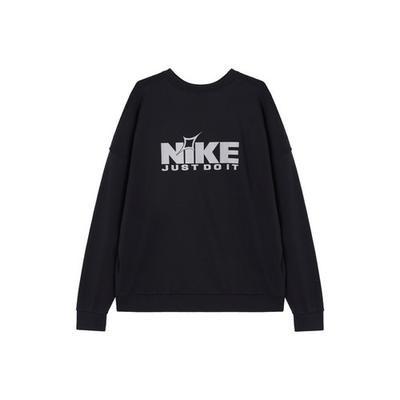 Logo Crewneck Fashion Sweatshirt for Men Black