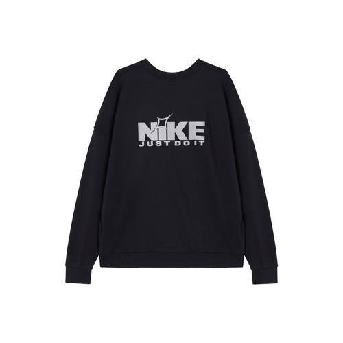 Nike logo crewneck fashion sweatshirt for men black XL чёрный