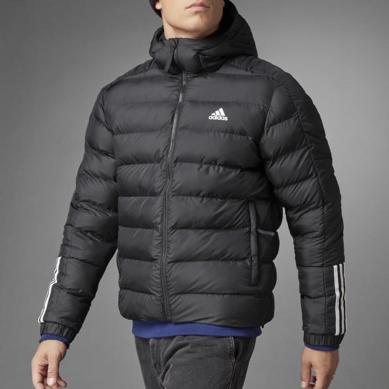 Adidas Warme Trainings-Baumwolljacke Herrenjacke Schwarz GT1674