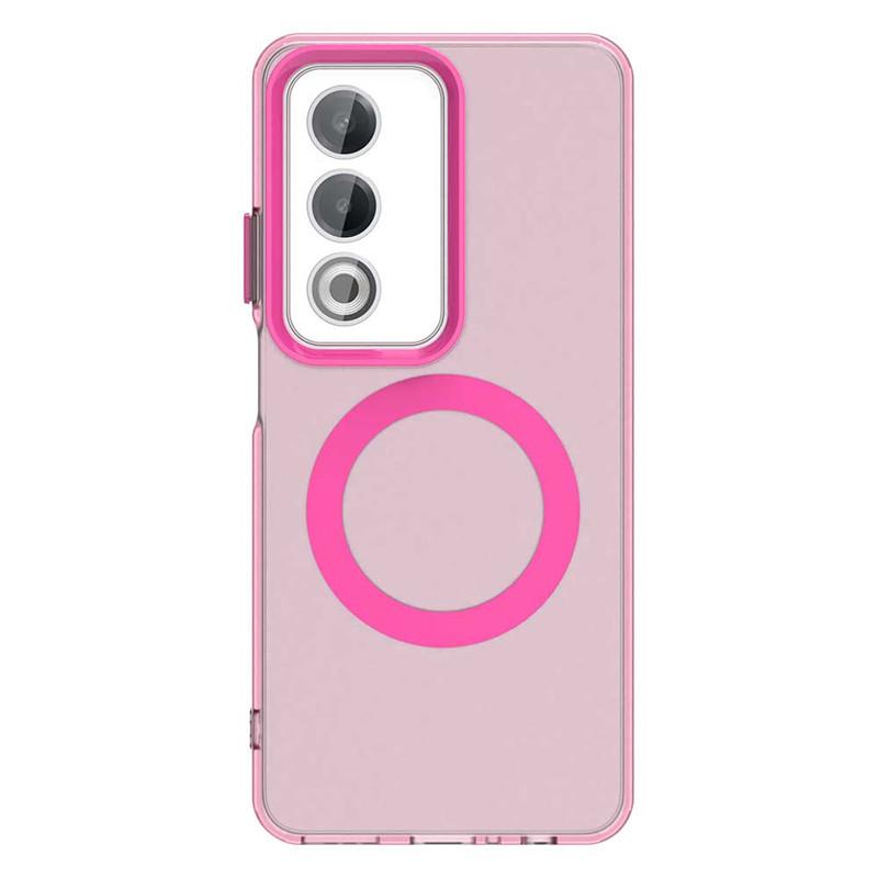 

For OPPO A80 5G Case Magsafe Wireless Charging Cover OPPO A80 5G Case Funda Shockproof Matte TPU Phone Bumper For OPPO A80 5G For OPPO A80 5G красный