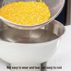 Kitchen Draining Basket & Rice Washing Sieve Set