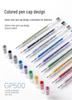 Blue Fruit 12-Color Glitter Gel Pens: Sparkly Neutral Pens for Students, Journals, and Drawings.