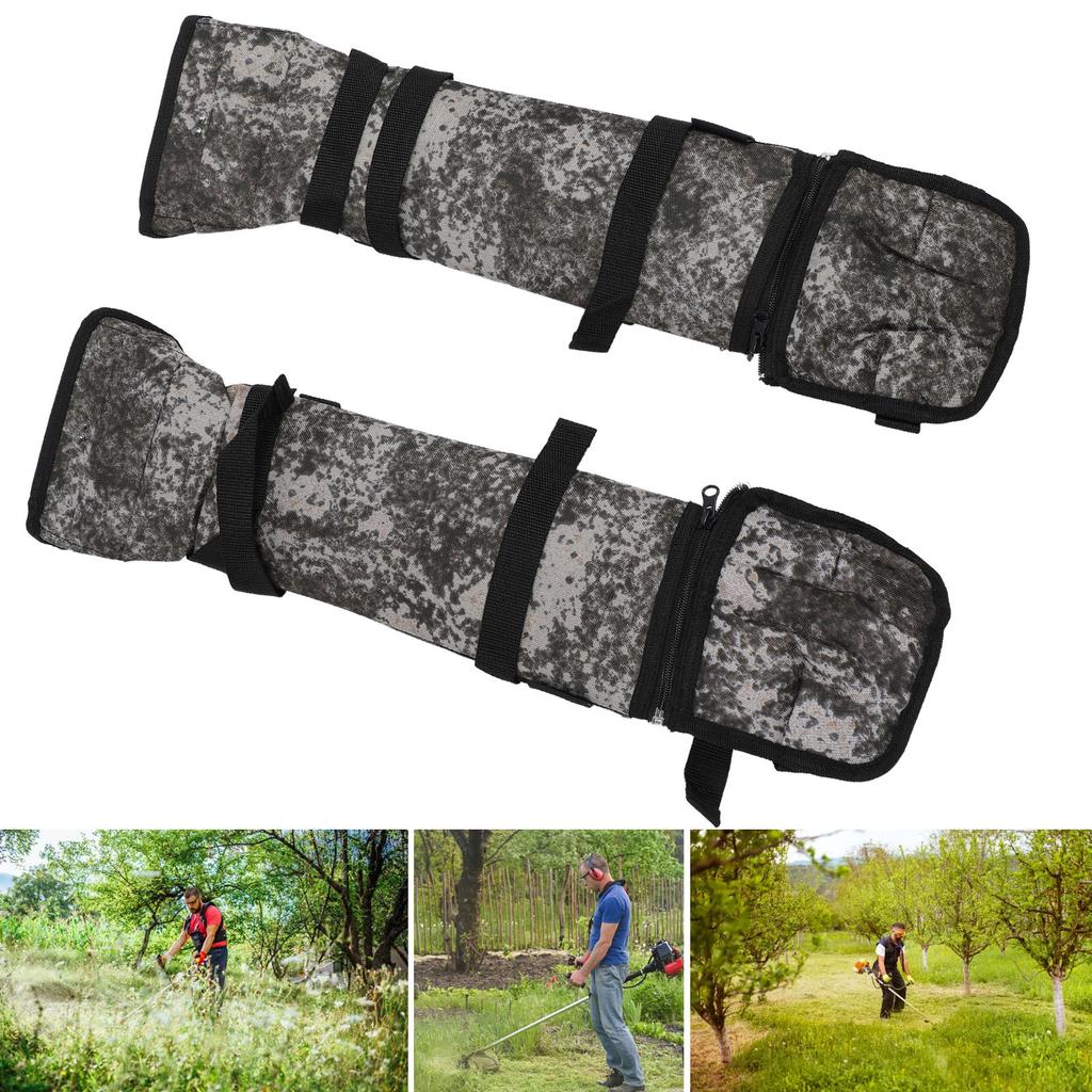 2 Stück Schlangengamaschen Wasserabweisend Verstellbar 600D Oxford-Gewebe Schlangenbeinlinge für Garten Outdoor Sk