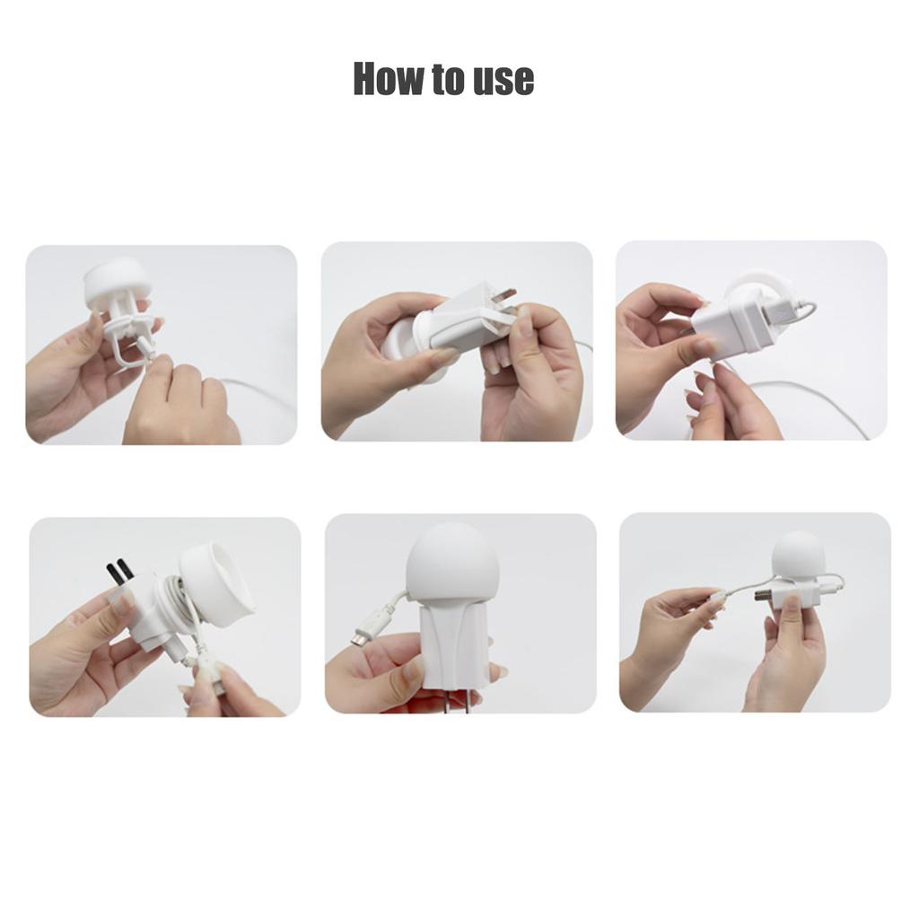 Cartoon Creative Data Cable Hub Protective Cover Storage Buckle Cartoon Creative Travel Data Cable