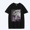 Lady Gaga Hudební zpěvačka Tričko Unisex Dámské Oversized 100% Bavlna Horký Výprodej Krátký Rukáv Letní Módní Potisk Unisex Větší Velikosti Topy