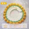 Cute Pet necklace Hand-knitted Saliva Towel Kitten Cat Puppy Adjustable Collar Pet Decorative Dog Cat Collar Pet dog Accessories