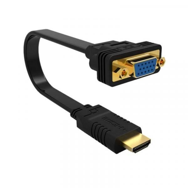 Z digitálního na analogový Převodník HDMI na VGA EW9864 propojí váš PC nebo notebook s výstupem HDMI s
